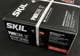 NEW SKIL PWR CORE 12™ BRUSHLESS 12V 1/2 IN. COMPACT DRILL DRIVER KIT